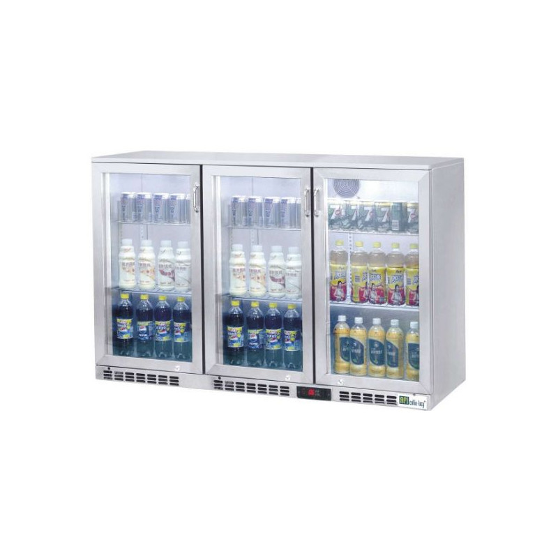 KING COMPANY BBT350HS(S) Mesa Refrigerada Bar 3 Puertas Batientes Acero Inoxidable